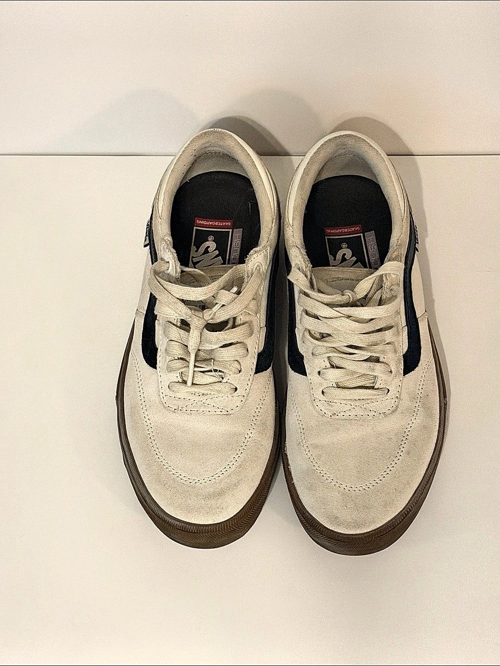 Vans Gilbert Crockett Get the Wall '96 Cream & Black Sneakers